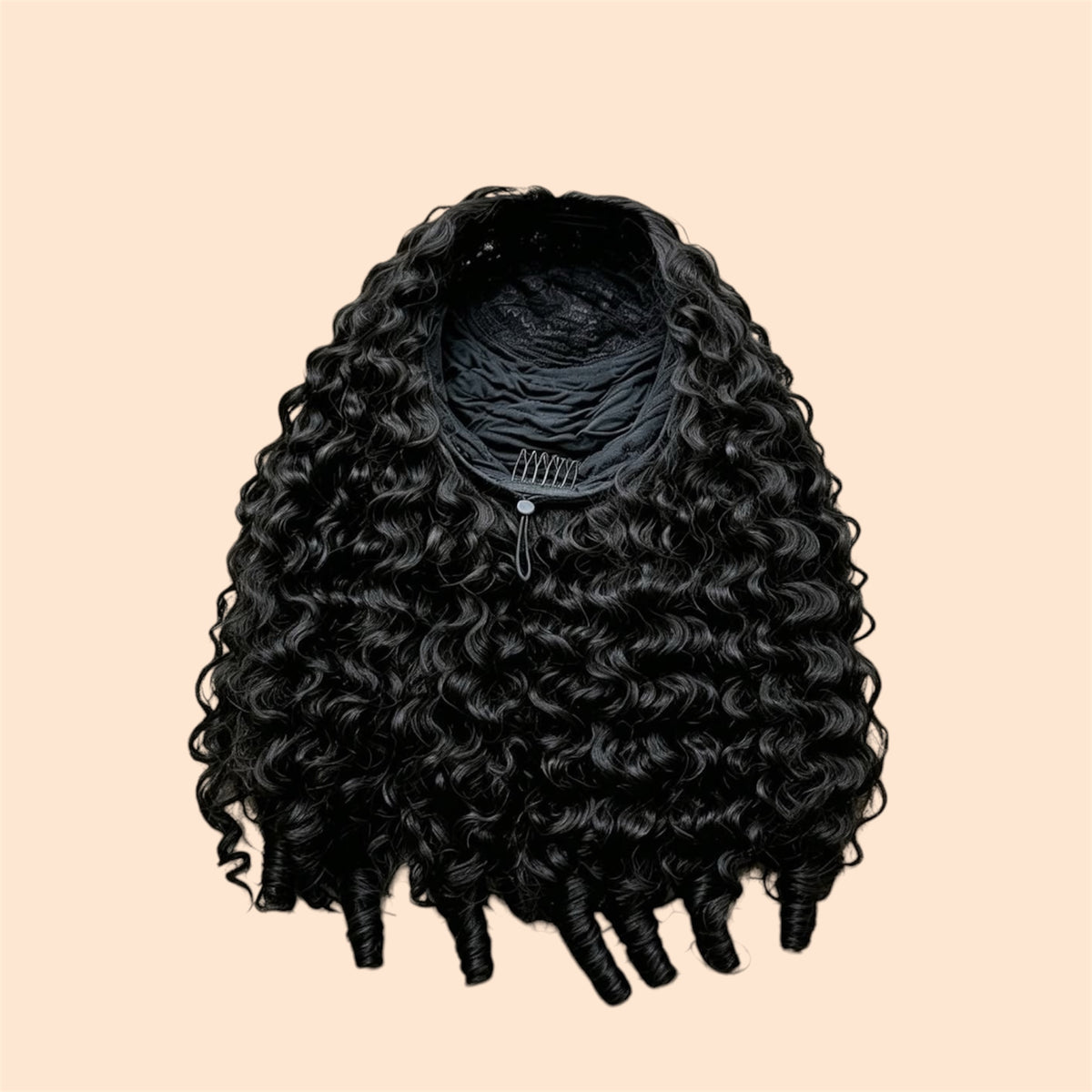 Flip Over Wig Burmese Curly Spirale