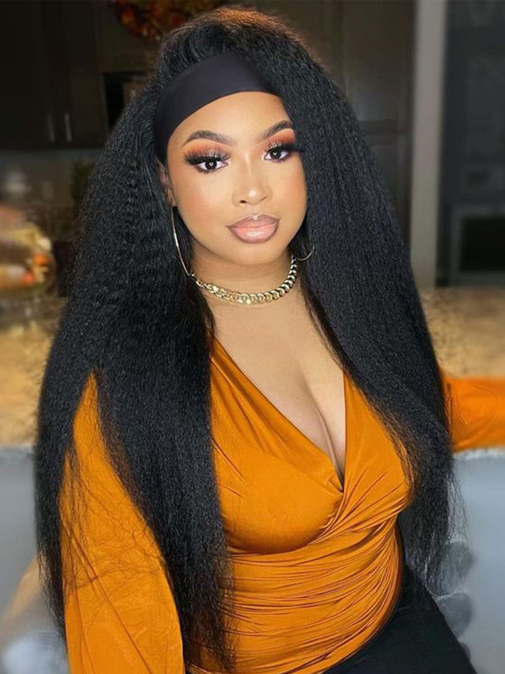 Bandeau Wig Kinky Strainght (Natural Goddess)