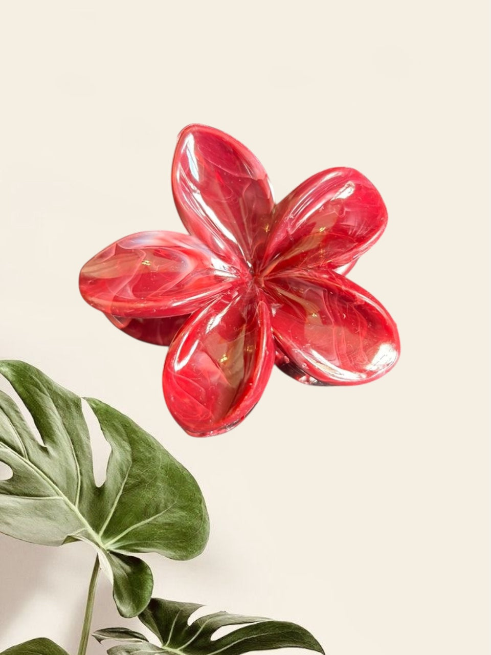 Pince Flower Tropical Lie de Vin