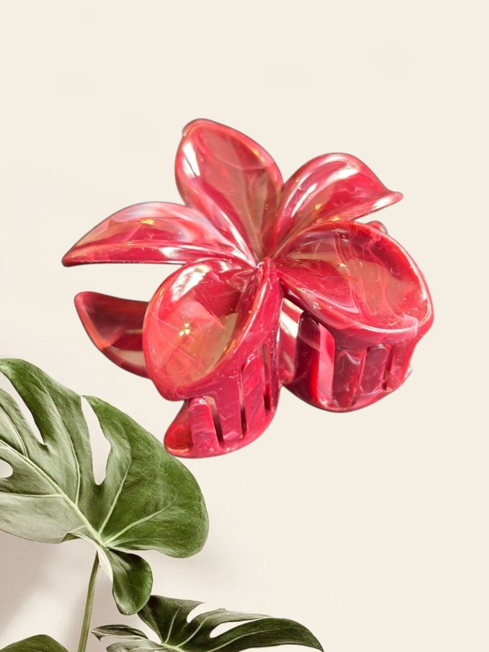 Pince Flower Tropical Lie de Vin