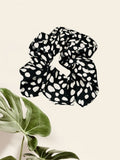 Scrunchie à Pois Blanc